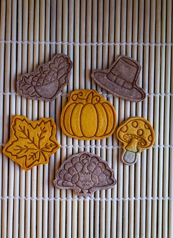 Biscuits pour chiens aux tons dorés de la Collection Automne